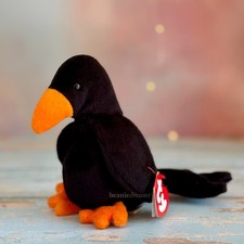 🐦‍⬛ Caw the Crow 🐦‍⬛ | Ty Beanie Baby | Rare | 3/1 | Near Mint