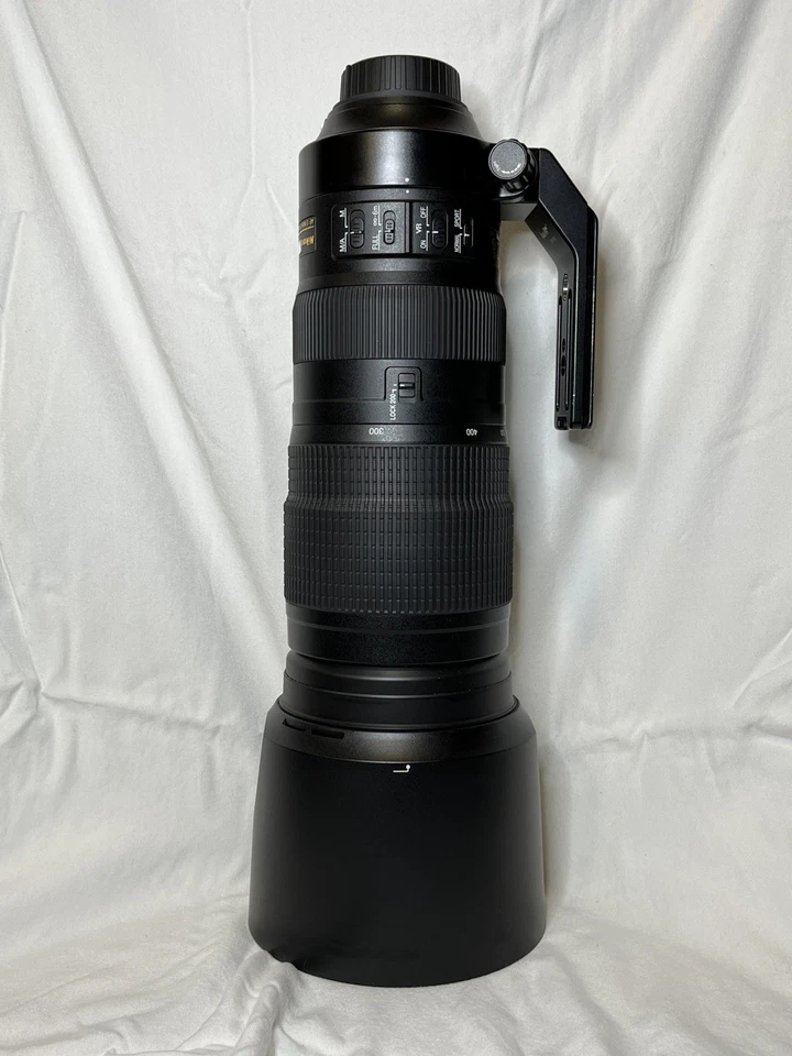 Nikon AF-S NIKKOR 200–500mm f/5.6E ED VR Lens –Excellent Cond. Box & Camo Cover - Image 2 of 4