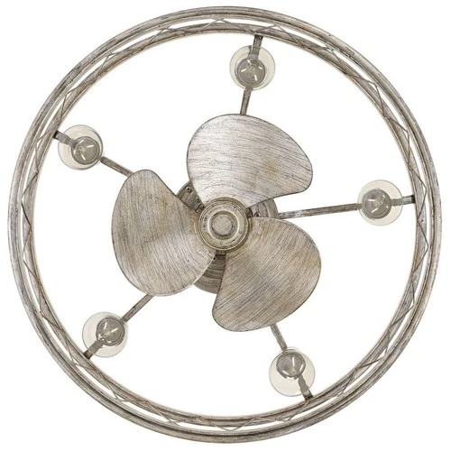 Dury - 40W 5 LED Fandelier in Transitional style - 22 Inches wide by 9.75 Inches - Picture 4 of 7