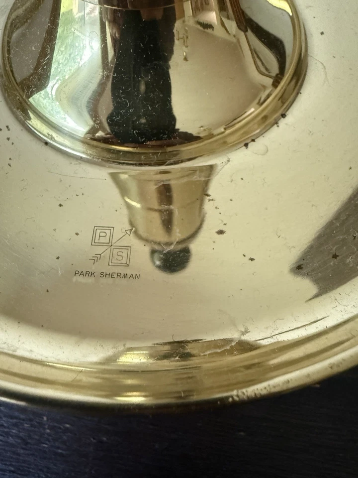 Dispensador de bomba de licor dorado Park Sherman vintage con bandeja de 6 vasos de chupito Foto 4 de 4