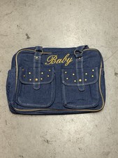 Vintage Y2K baby Jean diaper bag