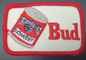 Vintage Budweiser Embroidered Patch