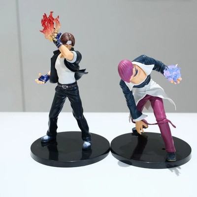 18cm King of Fighters  98 Kyo & Iori PVC Anime Action Figure Toy Gift 2pc
