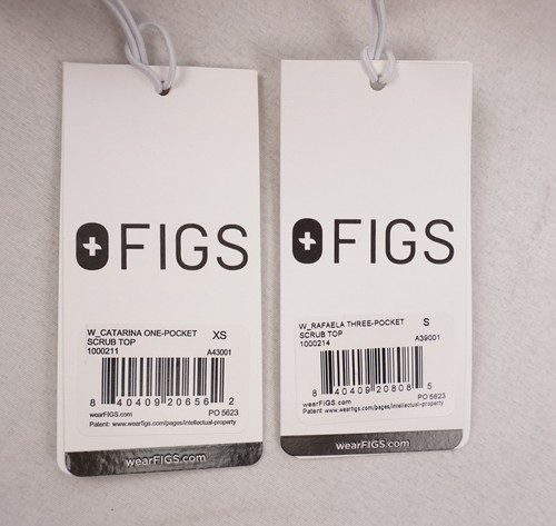 FIGS Women's Pink Red & White Scrub Tops Sizes XS S M L XL & 2XL Lot of 10 - Picture 16 of 16