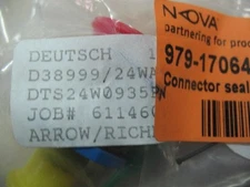 LOT OF 5 DEUTSCH DAGAN DTS24W0935PN Connector MIL-C-39029/4-110 0641-1-2031