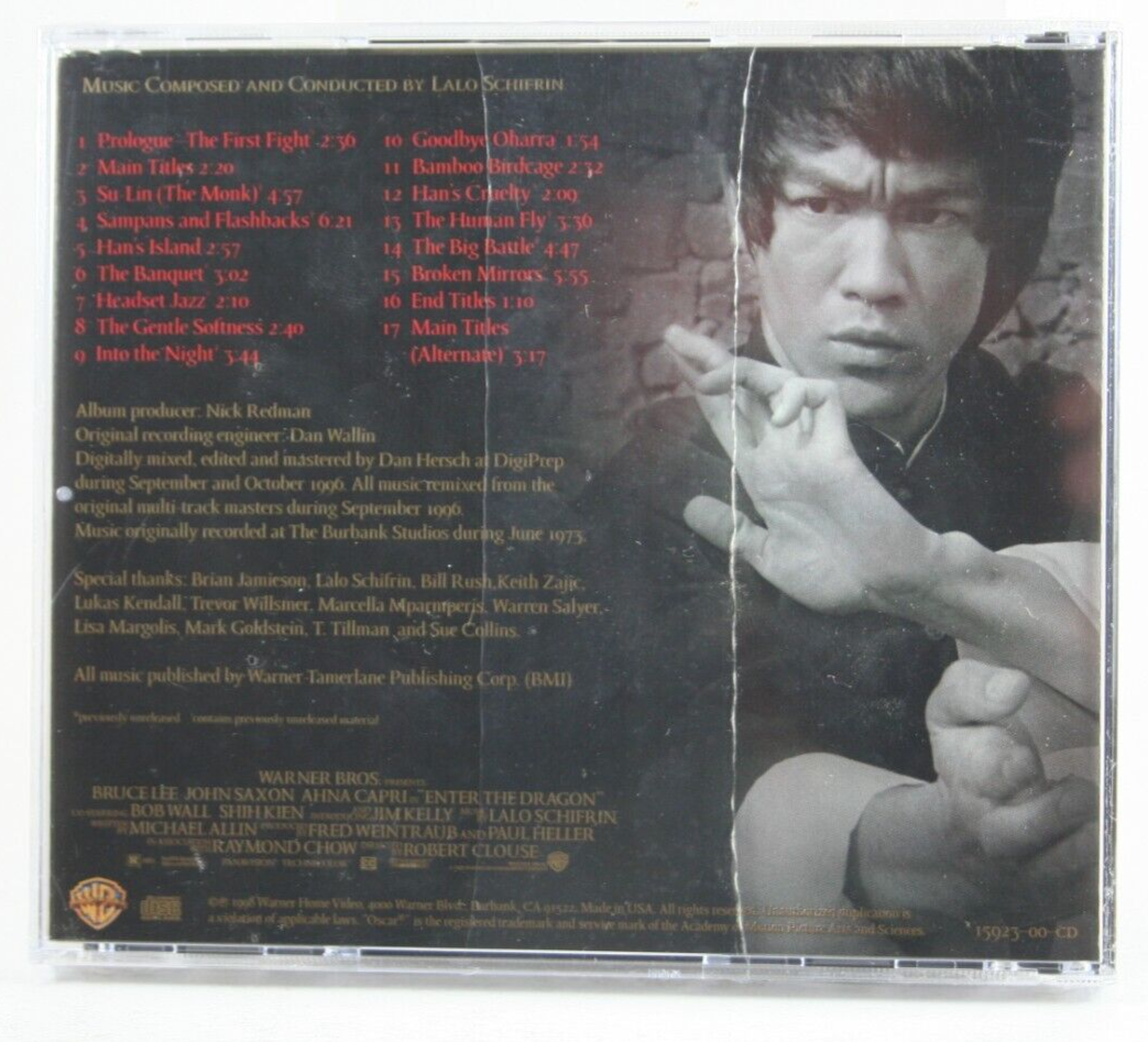 Enter The Dragon 25th Anniversary CD Soundtrack OST Bruce Lee