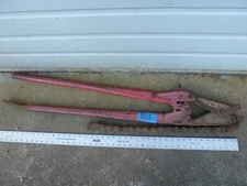 Wheeler 42" Heavy Duty 6" Cast Iron Soil Rigid Pipe Snapper Cutter W/ 25" Chain