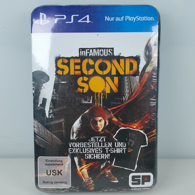Playstation PS4 PS 4 Infamous Second Son T-Shirt