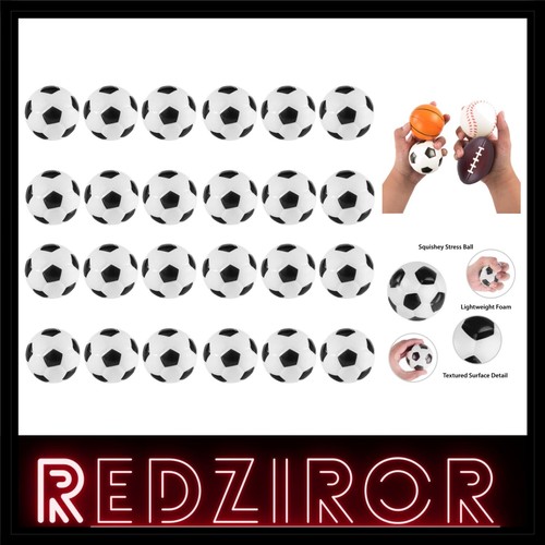 Party-Ready Mini Foam Sports Balls - 24 Colorful Stress Relief Toys for Kids