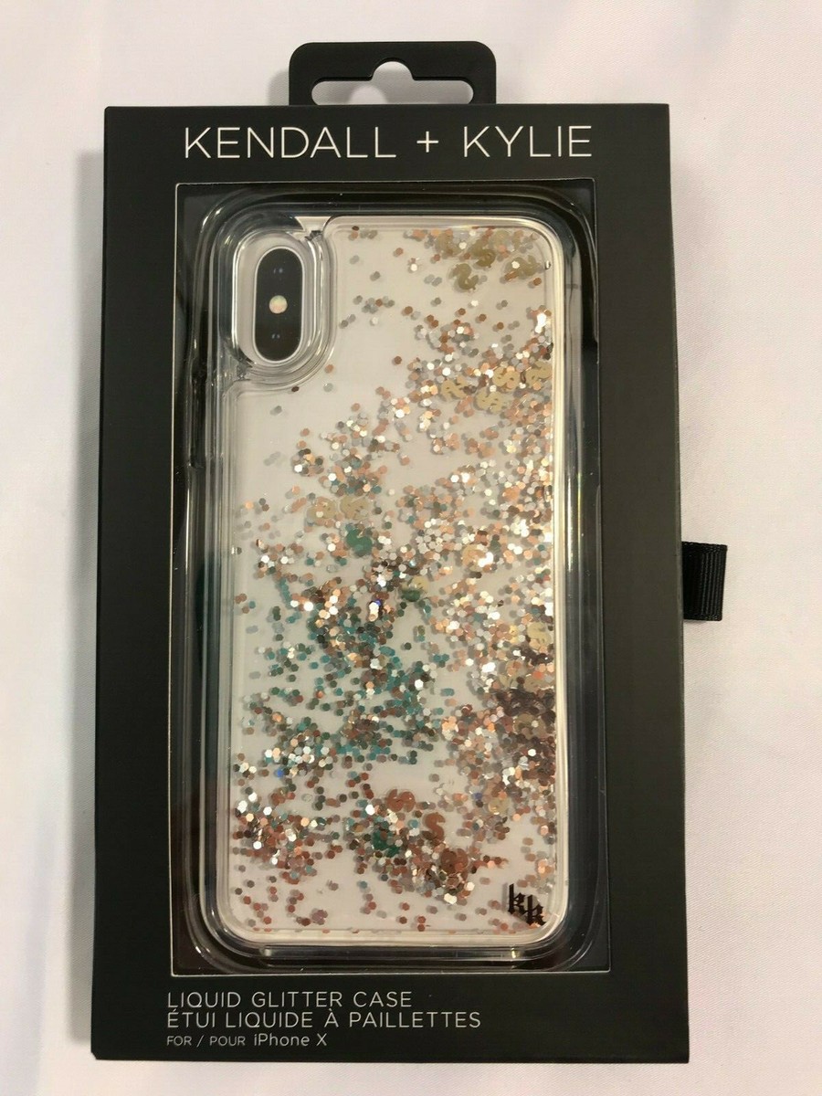 Apple iPhone 10 Case Liquid Glitter Kendall and Kylie NEW for iPhone X