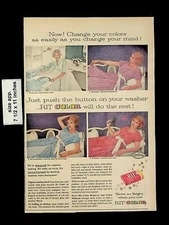 1960 Rit Color Remover and Nylon Whitener Vintage Print Ad 21796