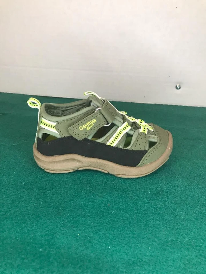 Sandalias OshKosh B'Gosh Zinger Toodler Niños Talla 5M Gris Zapatos Senderismo Caminar Foto 4 de 4