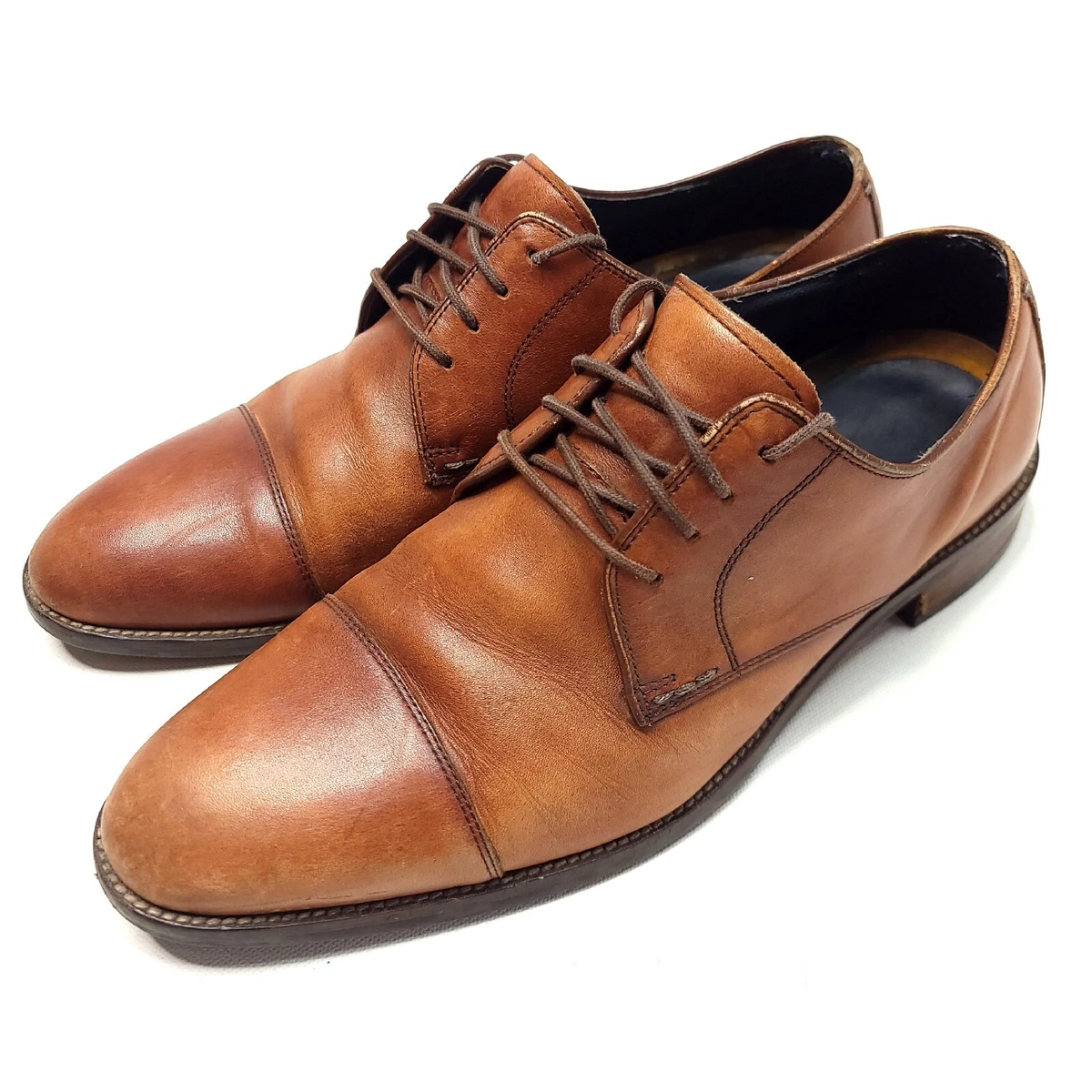 Cole Haan Mens Size 9.5 W Lenox Hill Cap Oxford C11632 Brown