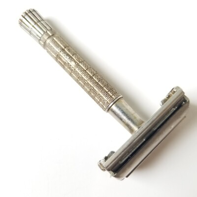 Vintage 1958 Gillette D1 D-1 Super Speed Safety Razor Flare Tip Double Edge 