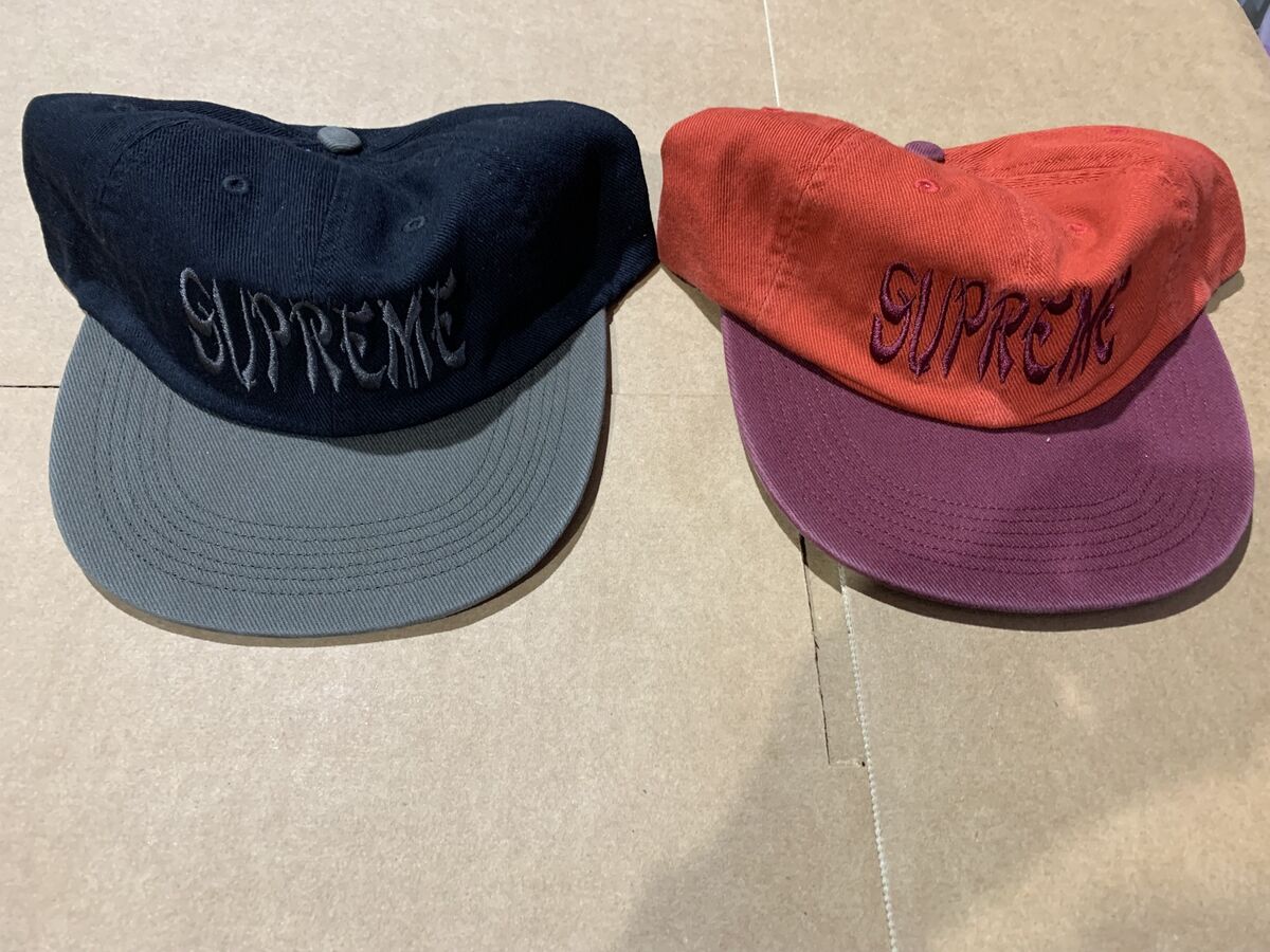 Supreme Shaolin 6-Panel Cap Black Red F/W 18