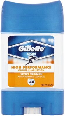 1 x 70 g Gillette Sport Triumph klares Gel Anti-Transpirant Deodorant Stick - NEU UK