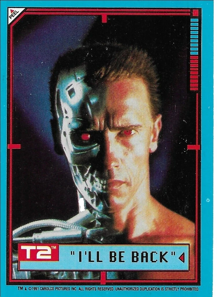 Topps Terminator Trading Card Sets