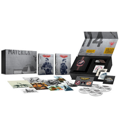 Top Gun - 2 Film Collection - 2 Steelbook Dual 4K Ultra HD + 2 Blu-ray + Gadgets