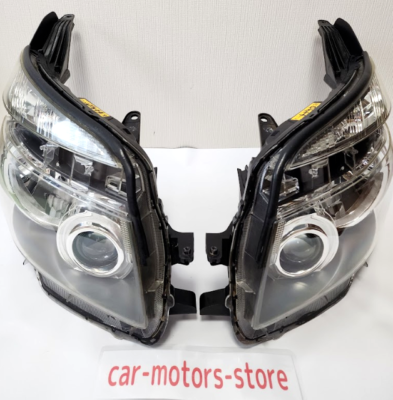 2007-2014 Toyota Voxy ZZR70 HID HeadLight Set Right Left | Chrome