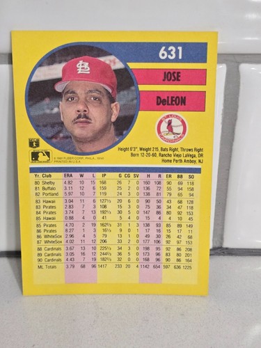 1991 Fleer Baseball #541-720 & Pro Visions Inserts #1-12 You Pick! - 第 171/351 張圖片