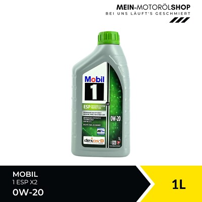 Mobil 1 ESP X2 0W-20 VW 509 00/508 00 MB 229.71 GM Porsche 1 Liter
