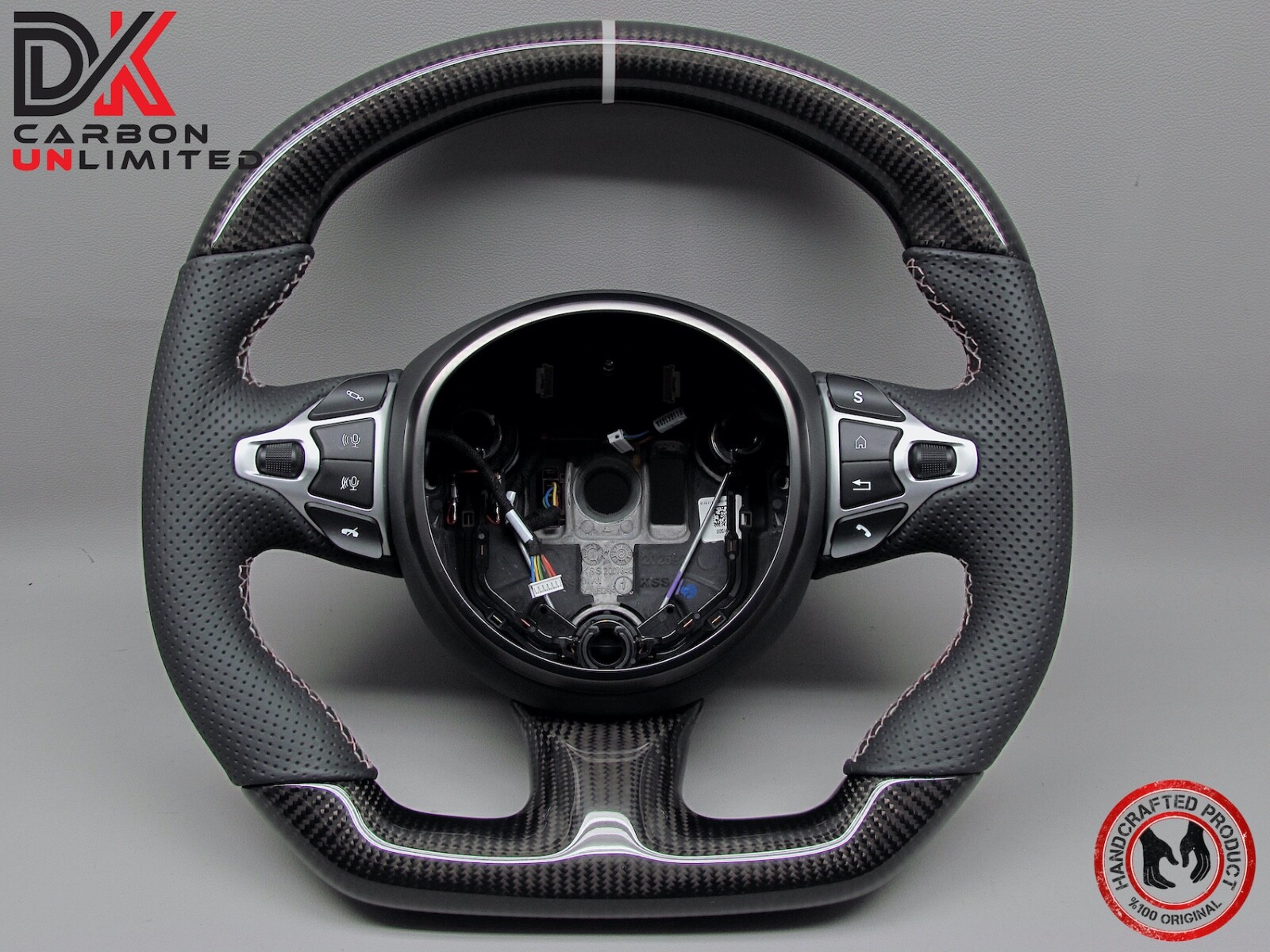 Aston Martin Vantage DBS DB11 Superleggera Orange Ring Carbon Steering Wheel v1
