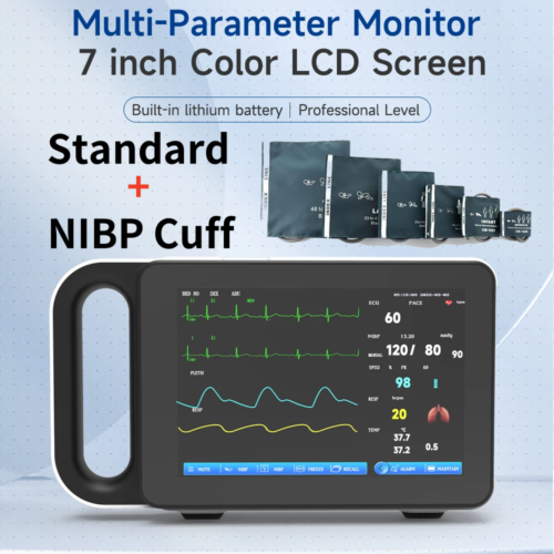 Monitor médico multiparamétrico de paciente con pantalla táctil de 7 pulgadas de uso humano - Imagen 21 de 24