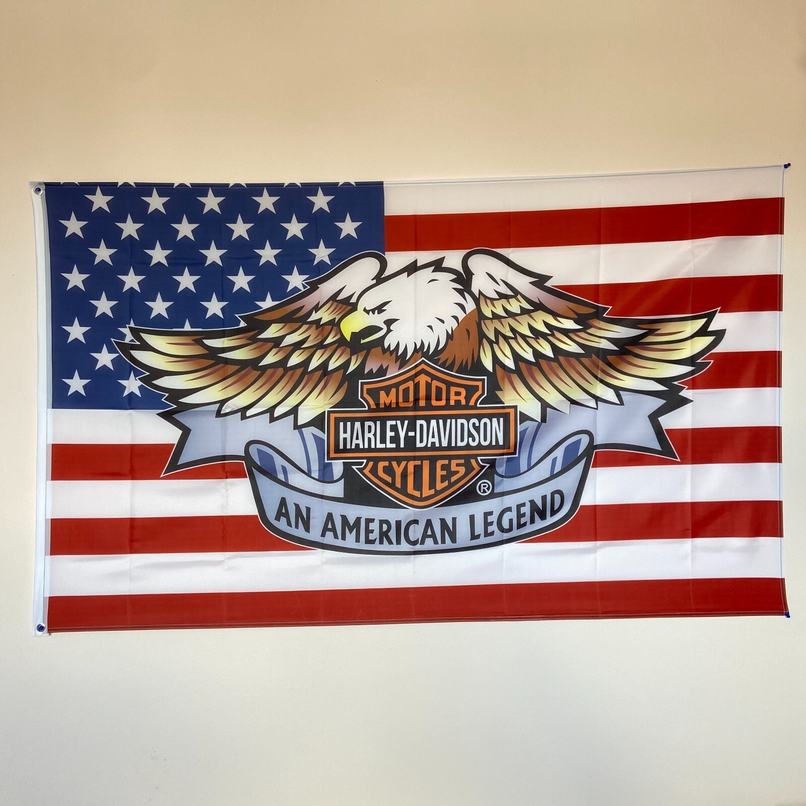Harley Davidson Flag Large Banner 3x5 Ft Sign LOGO FAST SHIPPING - Foto 7
