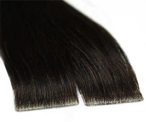 Лента в PU инъекционный невидимый бесшовный Remy человеческих волос расширения темно-коричневый #2 - Изображение 3 из 3