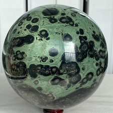 6140g Natural Eye Green Kambaba Jasper Stromatolite Crystal Sphere Ball