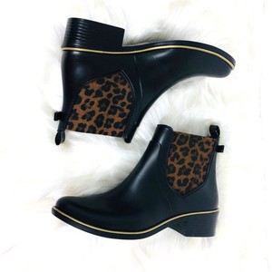 kate spade leopard booties