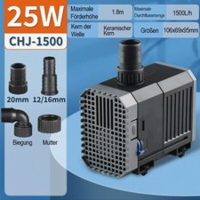 Bachlaufpumpe 500-3000l/h Teichpumpe SuperECO...