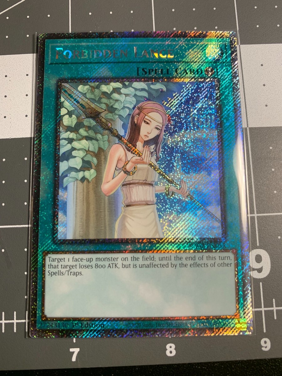 Yu-Gi-Oh! Forbidden Lance (Platinum Secret Rare) RA02-EN058