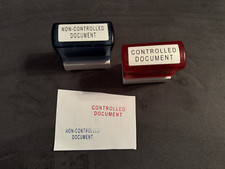 2 Brother 1850 Document Stamps - "CONTROLLED" and "NON-CONTROLLED" Document