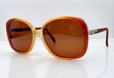 Vintage Menrad 244 Brown Oval Sunglasses W/NEW LENSES 