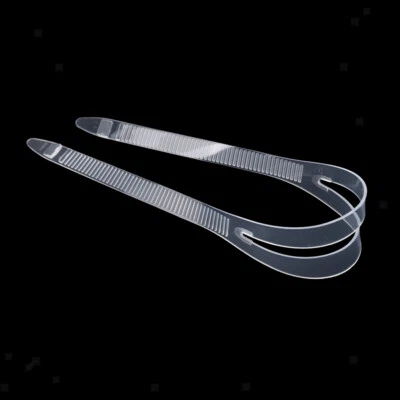 MARKENLOS Klar Ersatzband für Taucherbrille Silikon Maskenband Schwimmmaske Gurt S