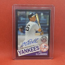 2020 Topps '85 Topps Autographs Black #85ADL DJ LeMahieu  #197/197 