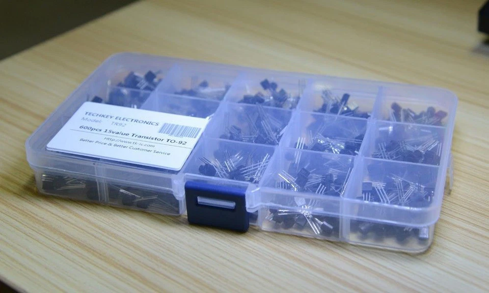 Tragbarer 600 Stck 15 Werte NPN PNP Transistor TO-92 Sortiment Kit Set/Box Hot - Bild 4 von 4