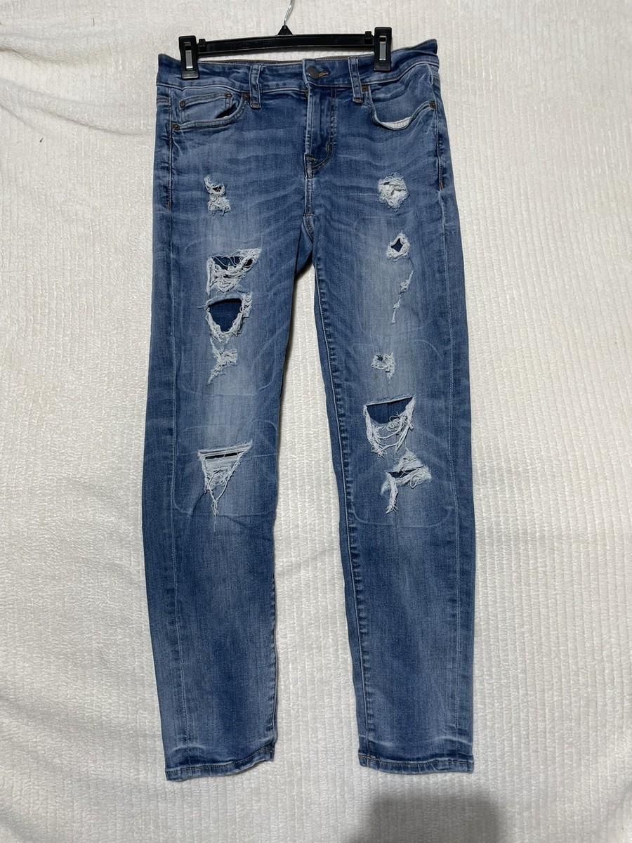 American Eagle Next Level Flex Skinny Men's Blue Dark Wash Jeans