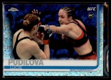 2019 Topps Chrome UFC MMA DIAMOND Refractor Hot Box #44 Lucie Pudilova RC SP