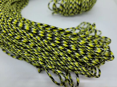 Zeltschnur Zeltleine Zelt Paracord gelb-schwarz-weiß Abspannen Dortmund Fußball