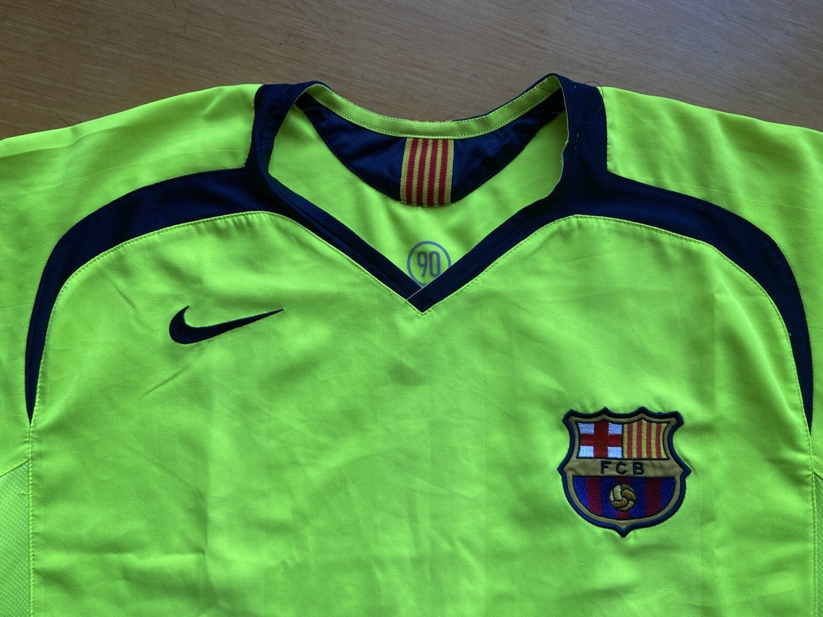 Nike FC Barcelona 2005/06 ユニフォーム アウェイ BARCELONA 2005 2006 AWAY FOOTBALL SHIRT SOCCER JERSEY NIKE