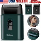 Hatteker Mini Electric Shaver Professional Beard Trimmer Razor Portable Shaver