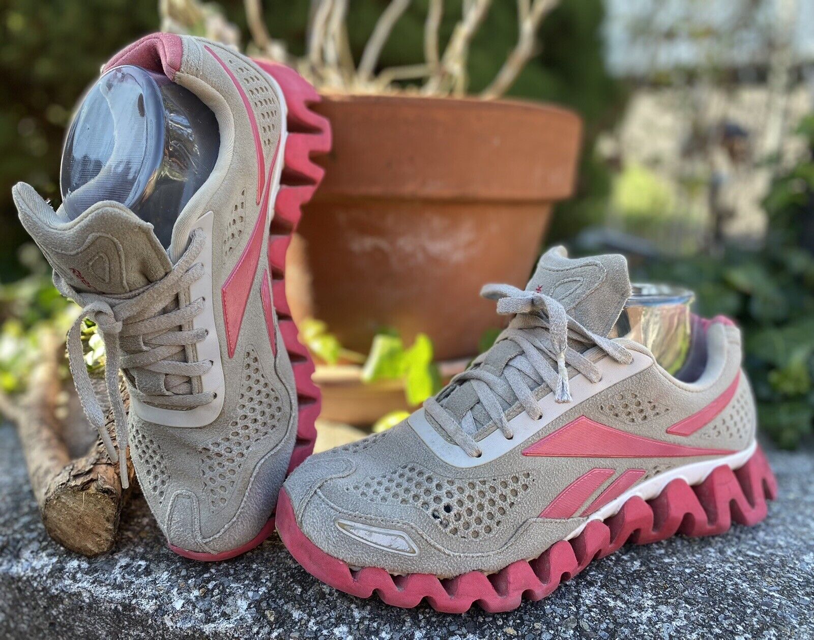 nederlag dinosaurus sandaler Womens Reebok Zig Nano Pink Gray Running Shoes SZ. 6.5 | eBay