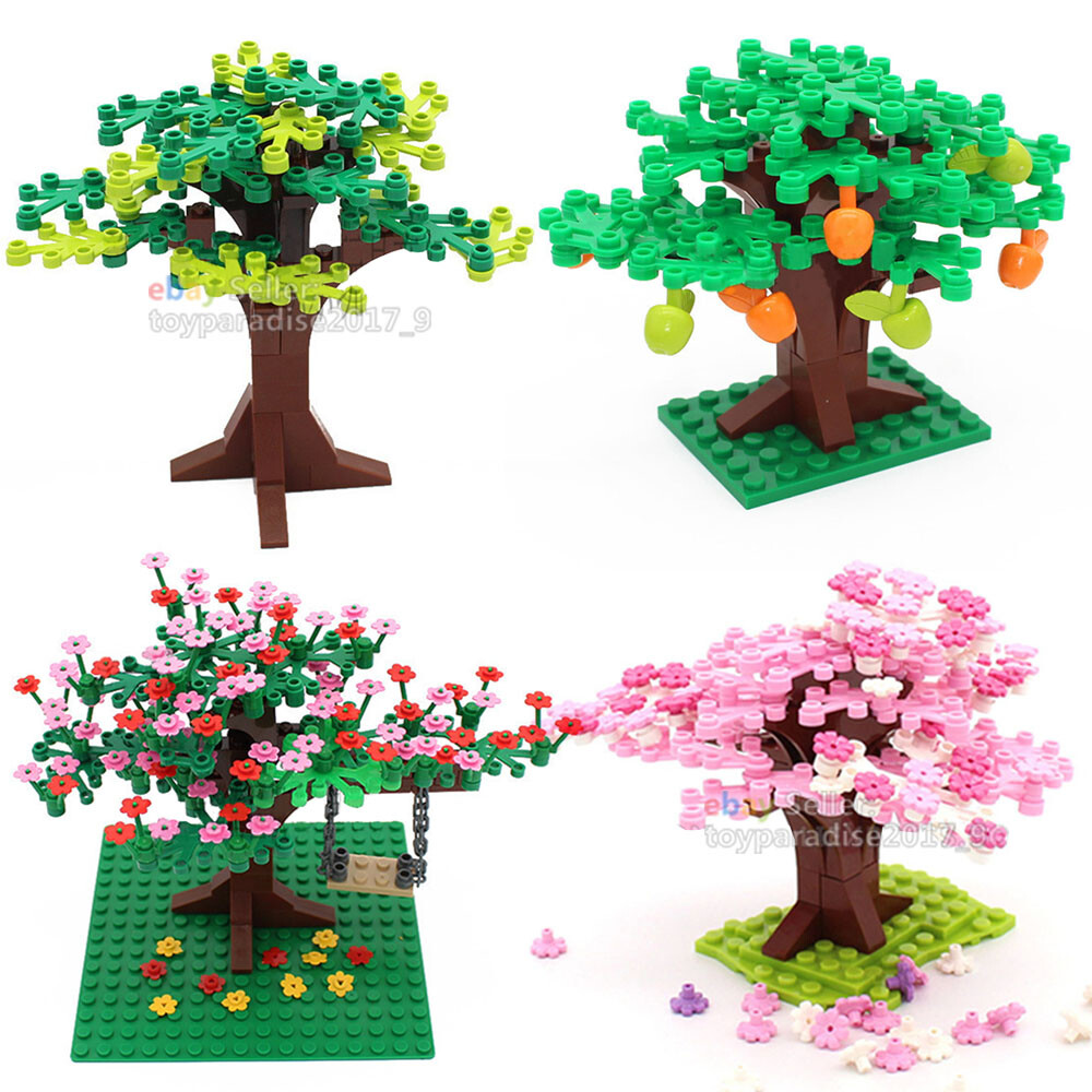 MOC Street View City Sakura Tree Cherry Blossoms Apple Tree Flower 33051 32606