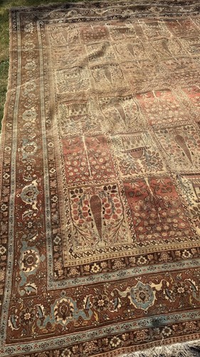 £45000 Genuine Antique Persiann hand knotted Hadji Jalili Tabrizz rug 370x280cm - Picture 13 of 24