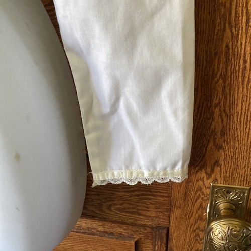 Vtg 70’s Gunne SAX Jessica’s Gunnies Lace & Ribbon Cropped Open Front TOP, S/M - Picture 5 of 8