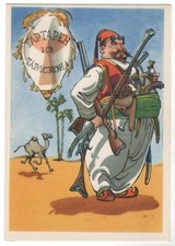 1958 Fairy Tartarin from TARASCON novels Alphonse Daudet RUSSIAN POSTCARD Old