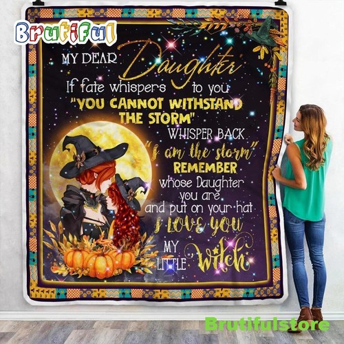To My Daughter My Little Witch Halloween Sofa Fleece Throw Blanket Halloween eBay