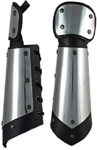 Gloves Gauntlets Medieval Steel LARP Leather Arm Armor | eBay